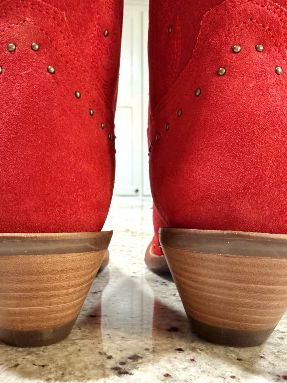 DINGO Hallmark x Opry® Merlot Suede Women's Cowboy Boots NWT - Picture 9 of 16